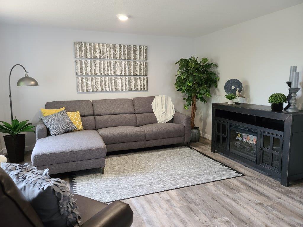 staged living room