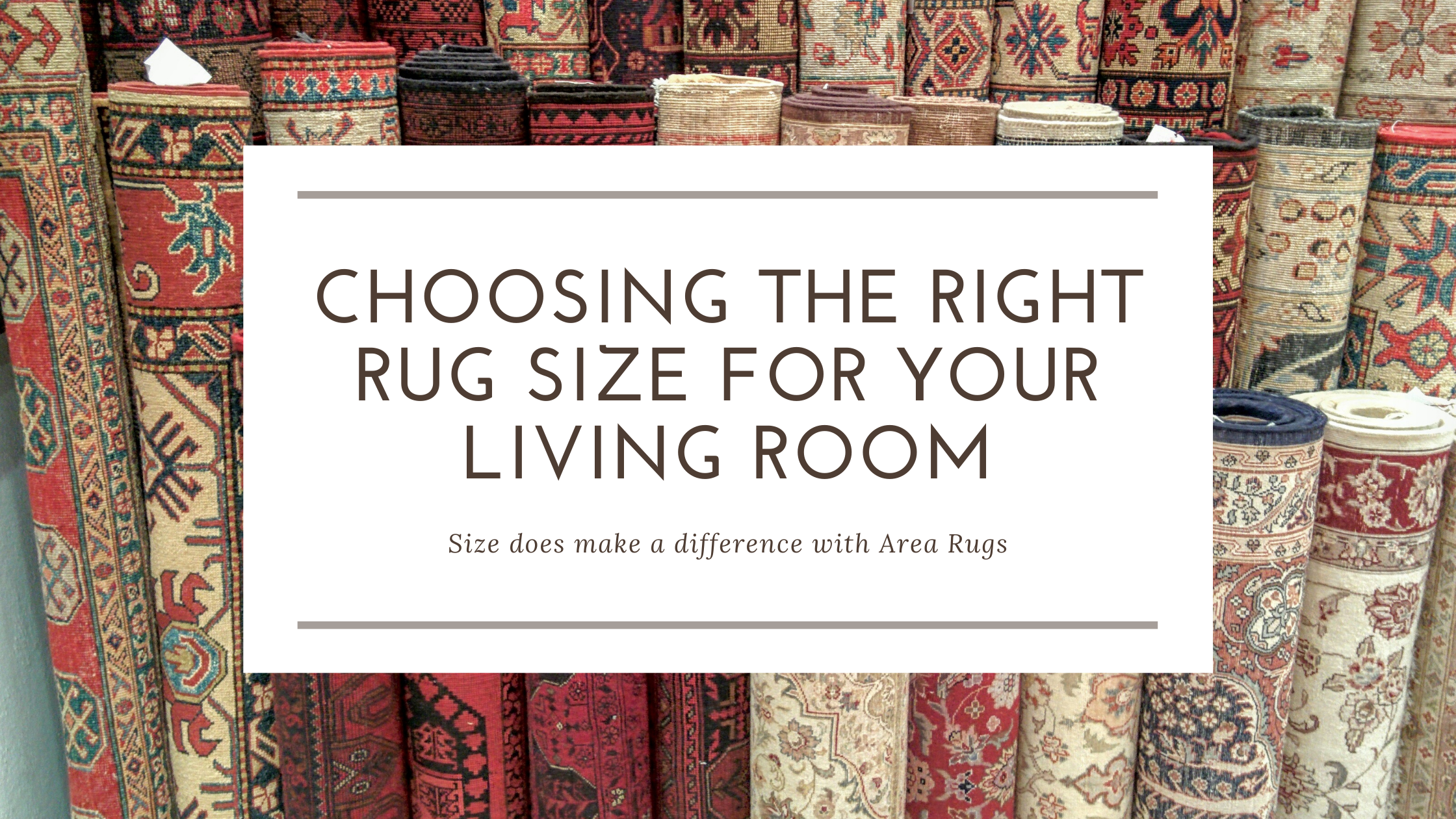 Choosing The Right Rug Size